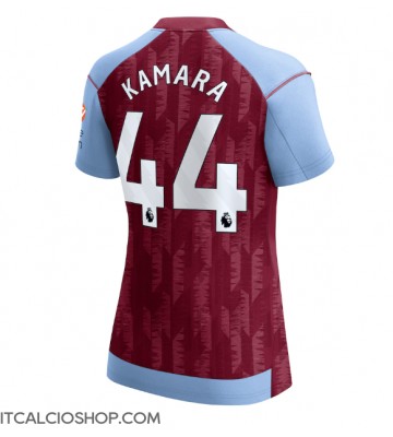 Aston Villa Boubacar Kamara #44 Prima Maglia Femmina 2023-24 Manica Corta